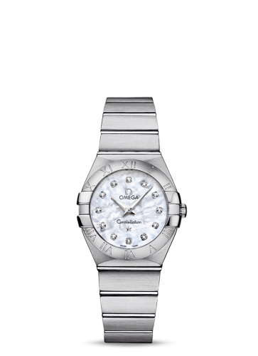 Omega Constellation Quartz 27 Brushed Stainless Steel / MOP